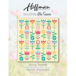 Spring Sherbert Class Kit (includes fabric, patterns and cut guide )